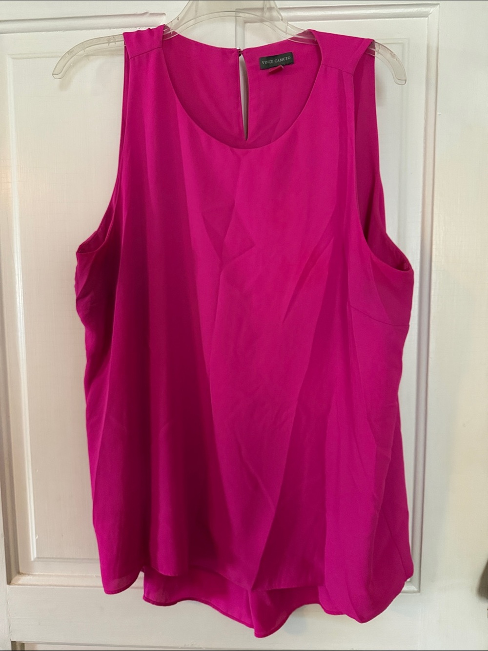 Vince Camuto Bright Fuchsia Sleeveless Shell Top